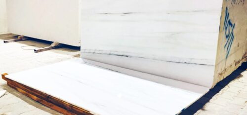 Lasa White Marble Slab