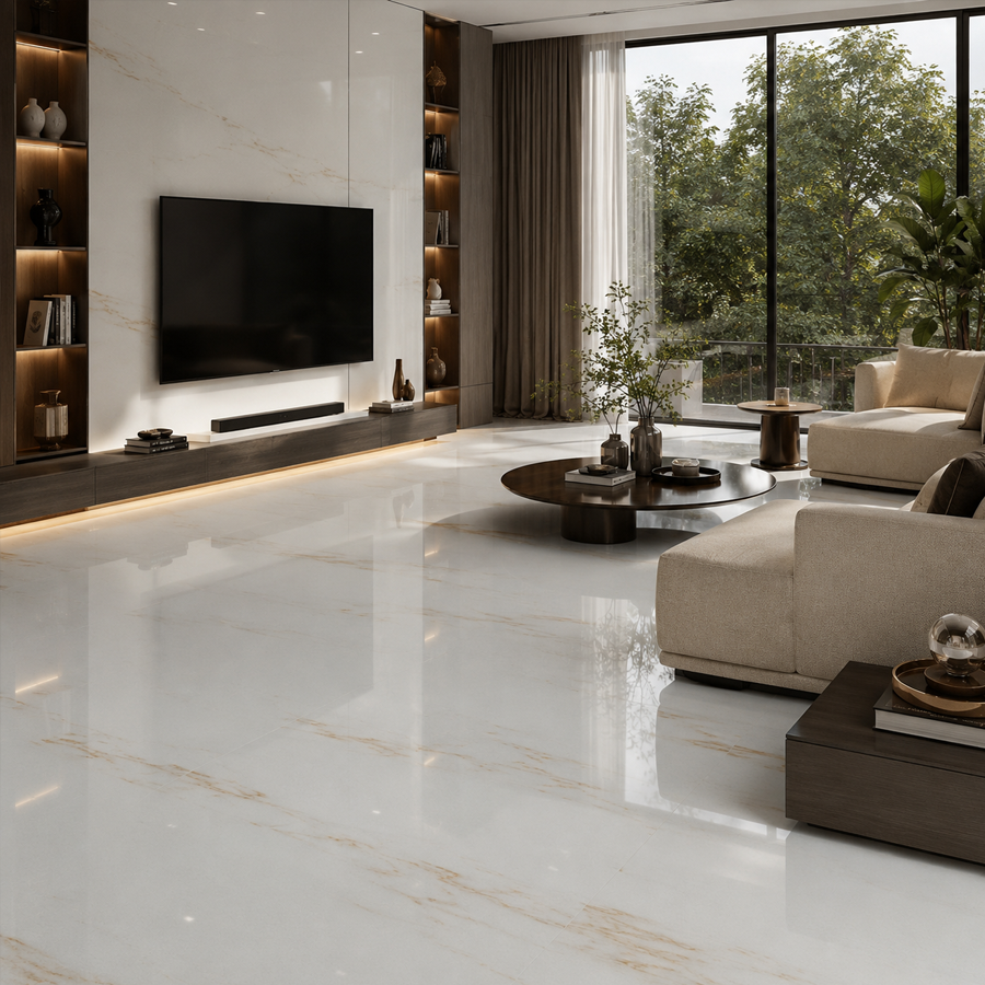 White Vietnam Marble Interior